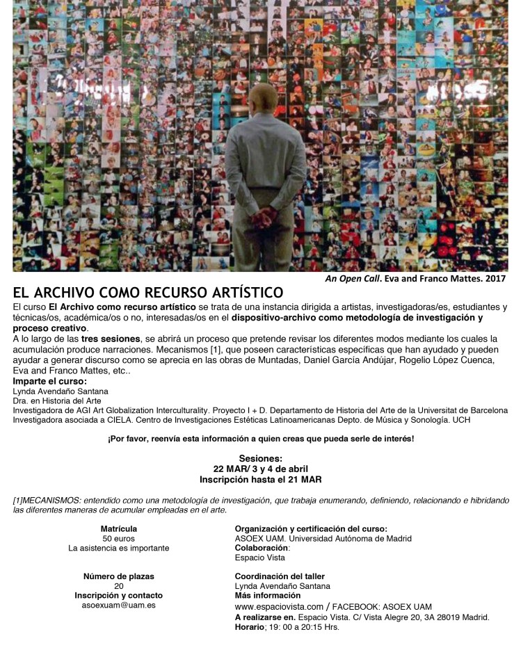 FINAL EL ARCHIVO COMO RECURSO ARTÍSTICO